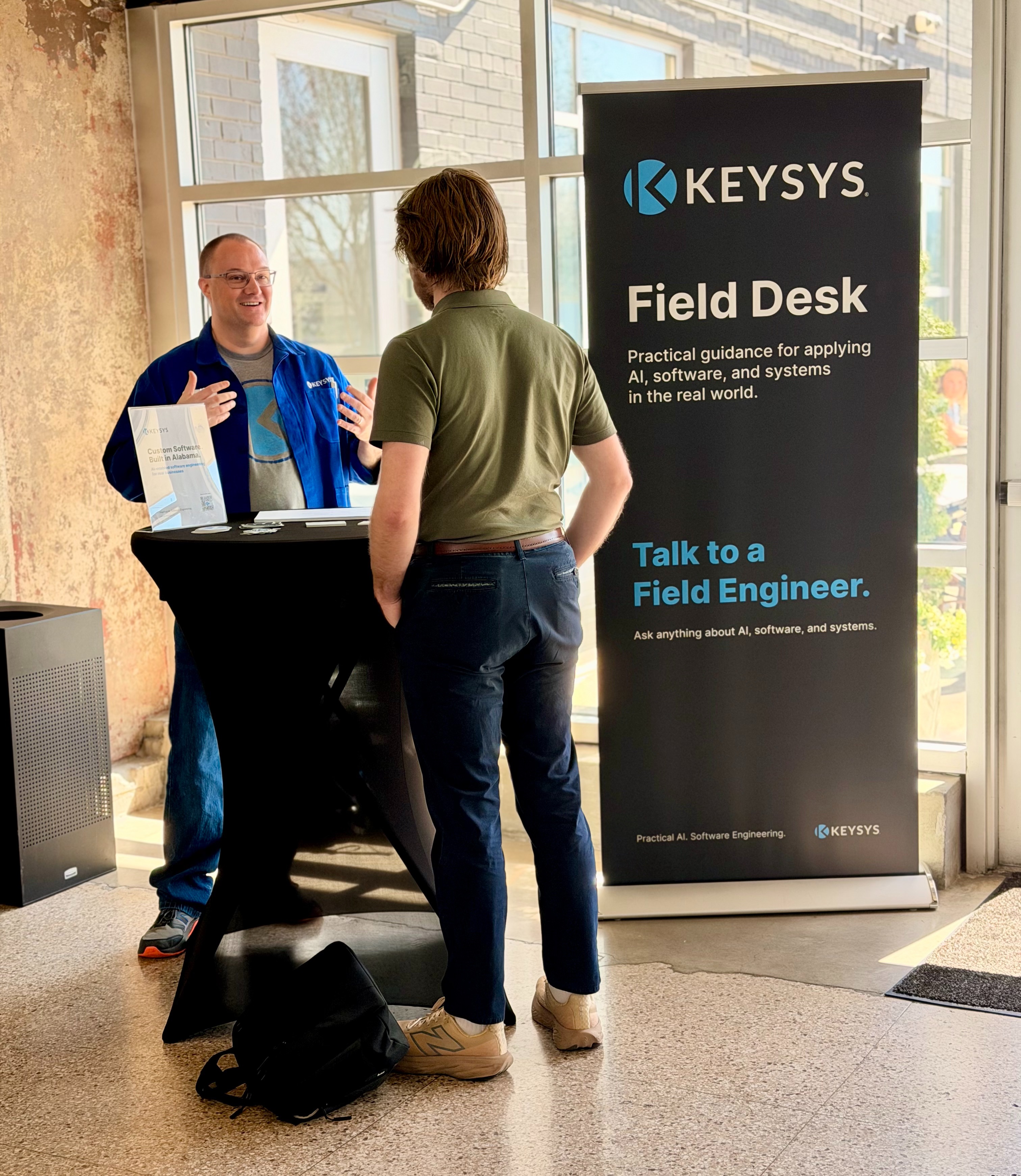 KEYSYS Field Desk in action